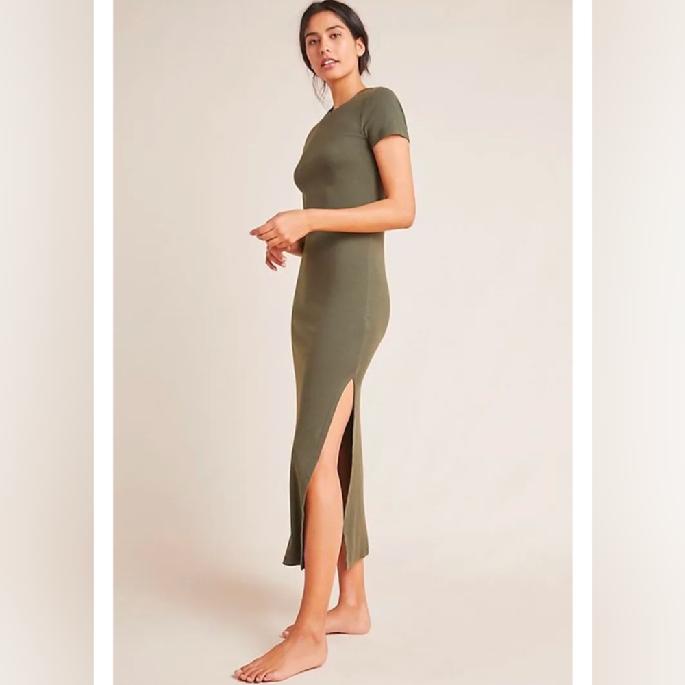 Anthropologie Knit T Shirt Dress